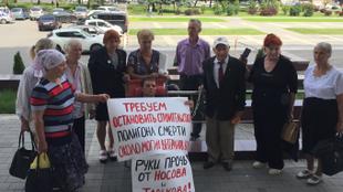 У дома правительства Тульской области началась голодовка кандидата в депутаты облдумы от КПРФ Юрия Корецких