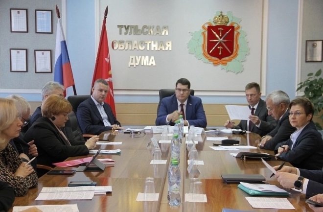 Под председательством Алексея Лебедева в Тульской областной Думе состоялся Комитет по местному самоуправлению