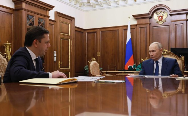 Состоялась встреча Владимира Путина с губернатором Орловской области Андреем Клычковым