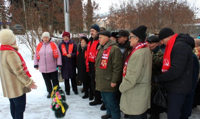 В районах Тульской области почтили память В.И. Ленина