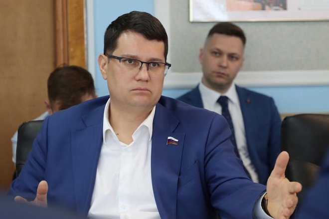 Алексей Лебедев принял участие в заседании Совета областной Думы, на котором выступил первый заместитель Губернатора - председатель Правительства Тульской области Михаил Пантелеев