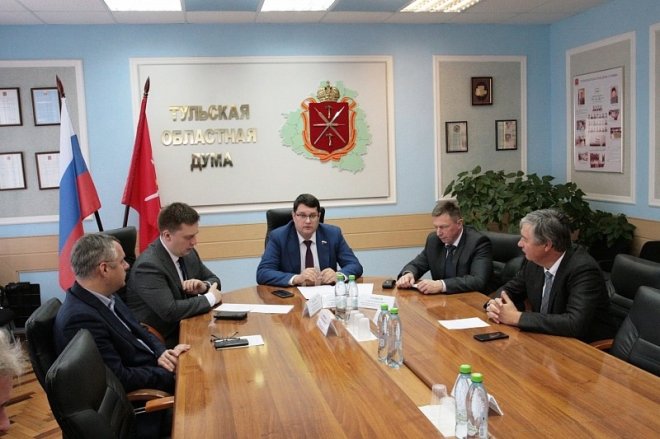 Под председательством Алексея Лебедева в Тульской областной Думе состоялся Комитет по местному самоуправлению