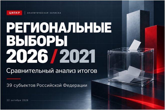 ЦИПКР: Региональные выборы 2026 года в сравнении с 2021 годом