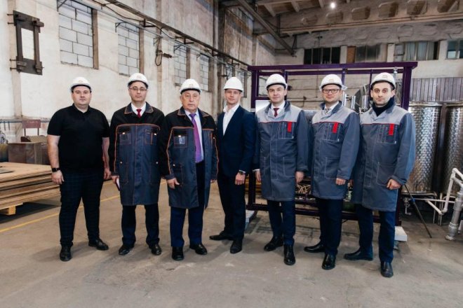 Кандидат в Президенты Российской Федерации Н.М. Харитонов побывал на оренбургском предприятии "Технопром"