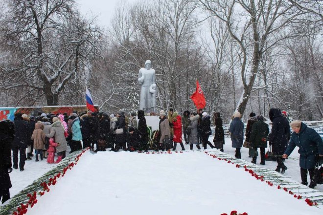 Венёвские коммунисты отмечают день освобождения Венёва от немецко-фашистких захватчиков