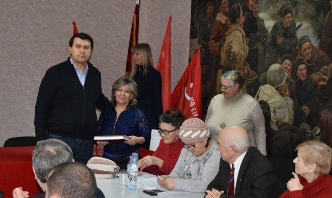 Ольга Казаковна Белякова награждена  Почетной грамотой ЦК КПРФ