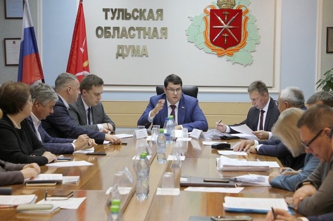 Под председательством Алексея Лебедева в Тульской областной Думе состоялся Комитет по местному самоуправлению