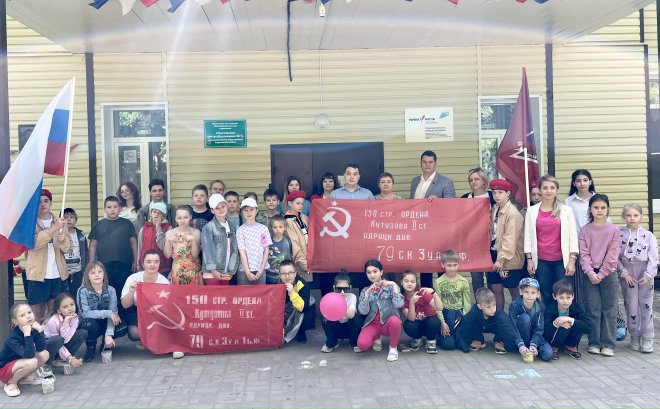 Тульский обком КПРФ продолжает патриотические мероприятия для школьников, посвященные истории Знамени Победы