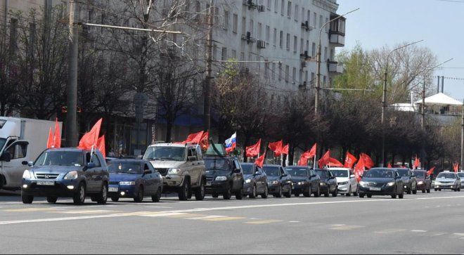 Автопробег в честь Дня Победы