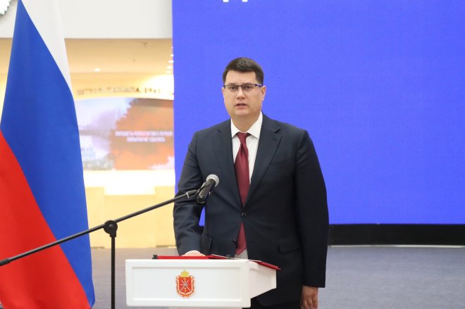 Алексей Лебедев принес присягу депутата Тульской областной Думы