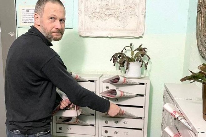Первый секретарь Евгений Жеков вместе с активными коммунистами усиливает работу по Народному референдуму в Пролетарском районе города Тулы