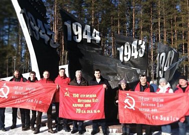 Олег Лебедев принял участие в мероприятиях, посвящённых Дню защитника Отечества, в Псковской области - на родине Знамени Победы