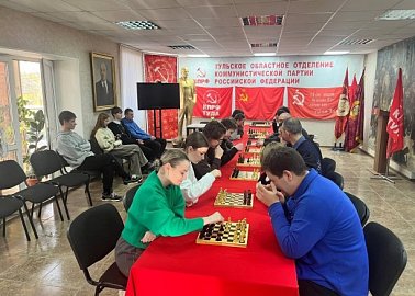 Тульские комсомольцы организовали шахматный турнир