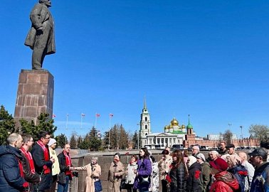 В Тульской области прошли праздничные мероприятия в ознаменование 156-й годовщины со дня рождения В.И. Ленина