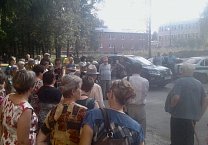 В Плавске прошел митинг против повышения пенсионного возраста 