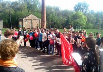 Пионеры и коммунисты провели в Богородицке праздничное мероприятие в честь Дня Победы
