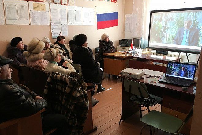 В Алексине прошла очередная встреча  доверенных лиц  Грудинина с избирателями.