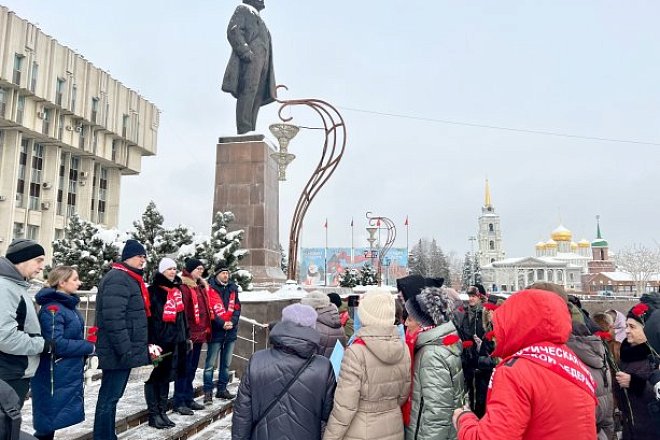 Тульские коммунисты почтили память В.И. Ленина