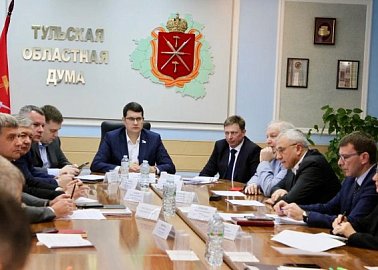 Председатель комитета по местному самоуправлению Тульской областной Думы Алексей Лебедев провел очередное заседание комитета