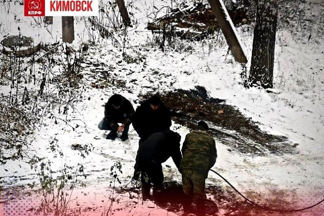 Благодаря запросам коммунистов по просьбе жителей была произведена прочистка канализационной системы по улице Молодежной в Кимовске