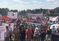 Олег Лебедев выступил на экологическом митинге во Владимирской области