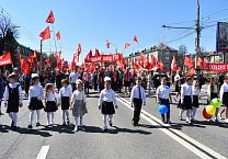 1 мая тульский обком провёл массовую демонстрацию и праздничный митинг