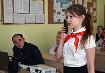 Тульские пионеры пообщались с космонавтом Еленой Серовой