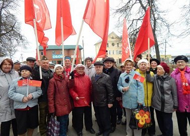 Алексин в день рождения Ленина