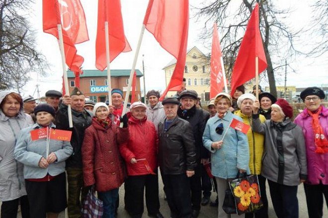 Алексин в день рождения Ленина