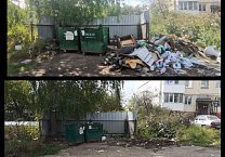 В Донском убрали мусорные площадки после рейдов коммунистов