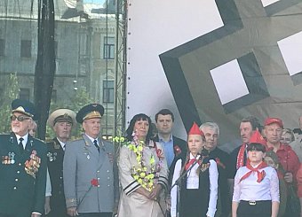 В День Победы тульские коммунисты приняли участие в праздничных мероприятиях КПРФ в столице