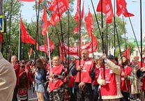 Коммунисты из Тулы и Ефремова - на Дне Победы в Москве 