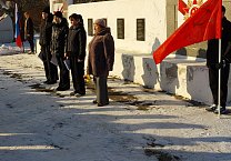 В Донском провели возложение к Мемориалу памяти землякам погибшим в Великой отечественной войне