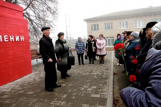 В Одоеве отметили годовщину Великого Октября