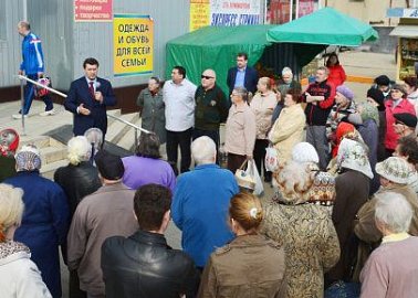 Олег Лебедев активно проводит встречи с туляками.