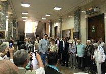 Тульский обком КПРФ организовал в городе Новомосковске выставку "Дети войны"