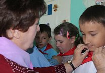 В Ефремове продолжается прием в пионеры