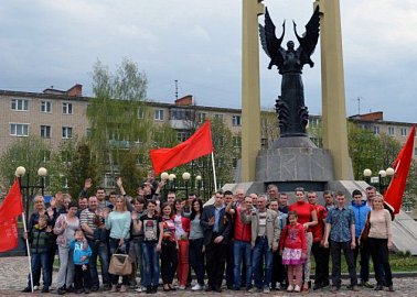 Город-герой Тула. Тульский обком организовал автопробег в ознаменование 70-летия Великой Победы.