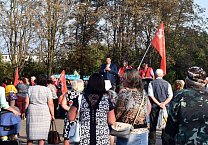 Митинг в рабочем поселке Грицовский