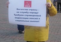 В Тульской области в предверии Дня Советской Армии и Военно-Морского Флота прошли пикеты