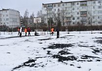 Веневский райком КПРФ выступил генеральным спонсором турнира по хоккею на снегу имени политрука Поликарпова