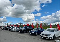 Тульские коммунисты провели автопробег в честь Дня Победы
