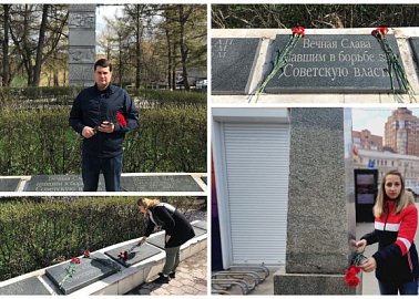 Тульские коммунисты отметили Первомай многочисленными возложениями цветов к памятникам советской эпохи, массовым агитационным рейдом, ударными субботниками и посадками деревьев