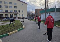 Тульские комсомольцы провели ряд субботников к 156-й годовщине со Дня рождения В.И. Ленина