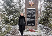 Секретари обкома партии Алексей Лебедев и Татьяна Косарева почтили память юных партизан-разведчиков Секретари обкома партии Алексей Лебедев и Татьяна Косарева почтили память юных партизан-разведчиков