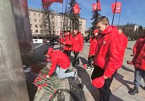 Тульские коммунисты приняли эстафету союзного антифашистского патриотического проекта "Наша Великая Родина"