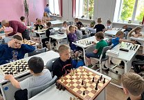 Первый секретарь Тульского обкома партии Алексей Лебедев поздравил юных шахматистов в День защиты детей