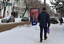 В Тульской области все больше наглядной агитации за Грудинина