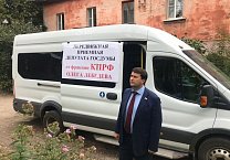 Олег Лебедев проводит встречи с избирателями и объезжает с передвижной приемной дворовые территории Рязани