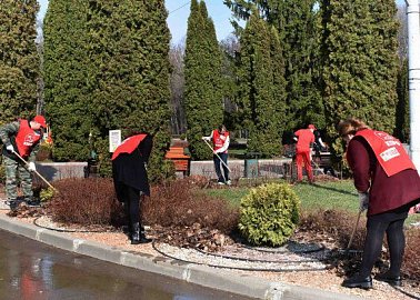 Тульские коммунисты приняли участие в общеобластном субботнике